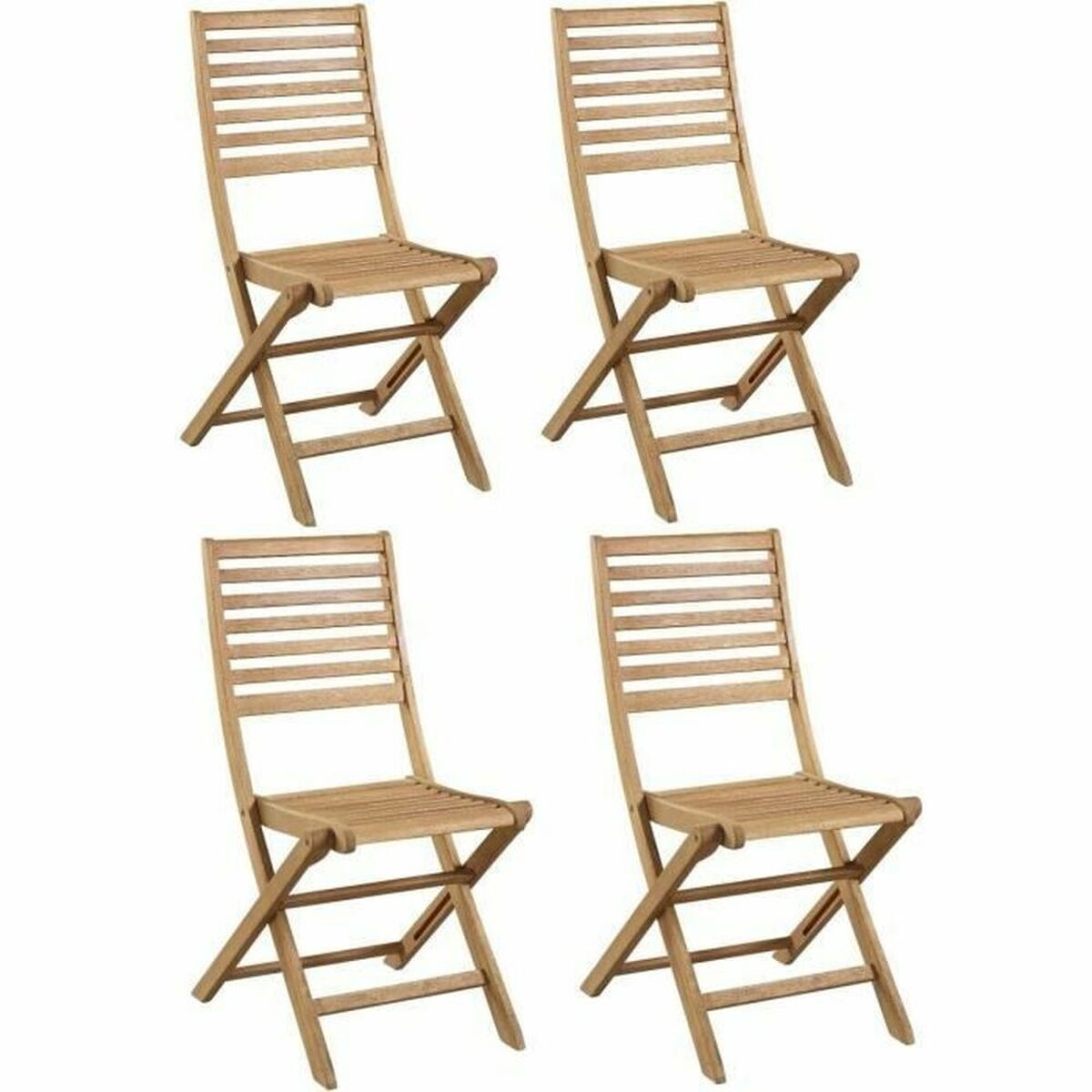 Silla de Jardín 47 x 57,5 x 89,5 cm (2 Unidades)