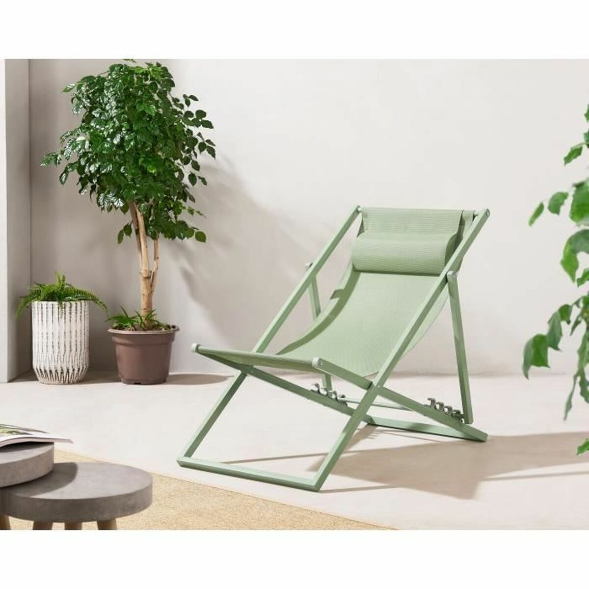 Tumbona Verde 63 x 104 x 85 cm