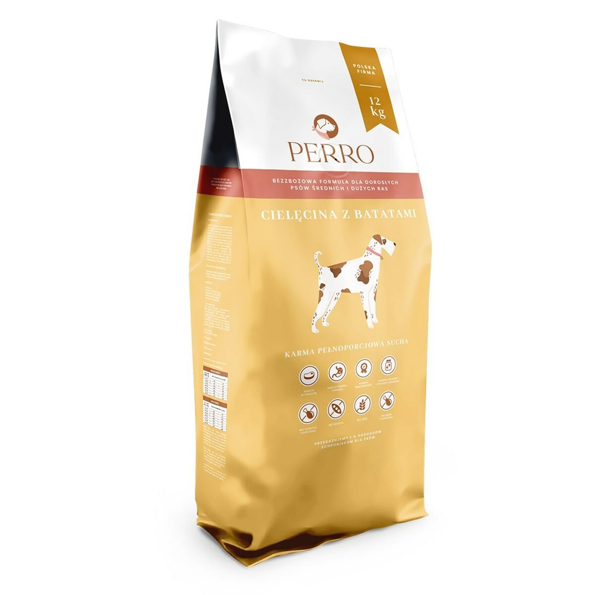 Pienso PERRO Veal with sweet potatoes Medium and large breeds Ternera 12 kg Adulto 12,7 KG