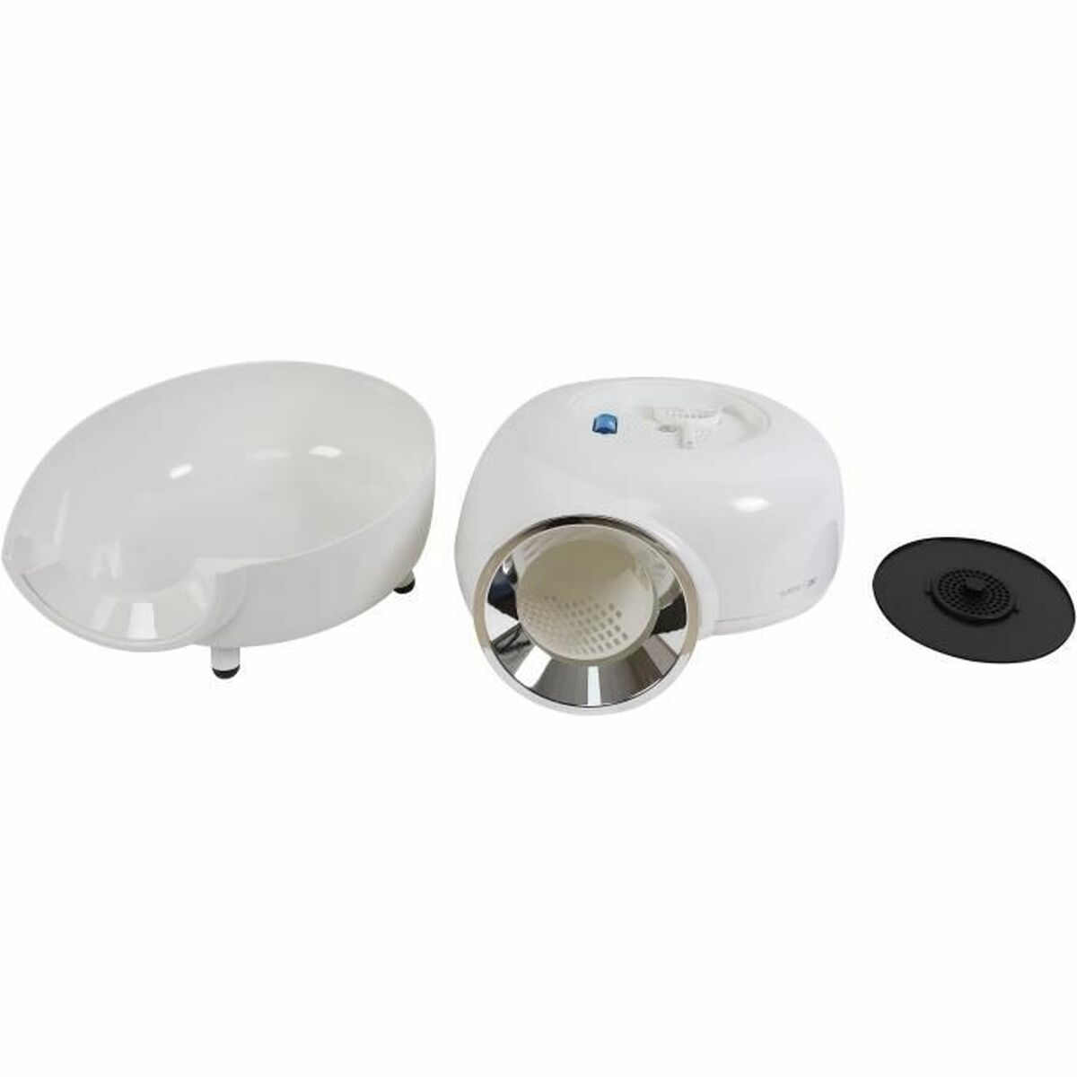 Arenero para Gatos MPETS SPACE I Blanco Plástico