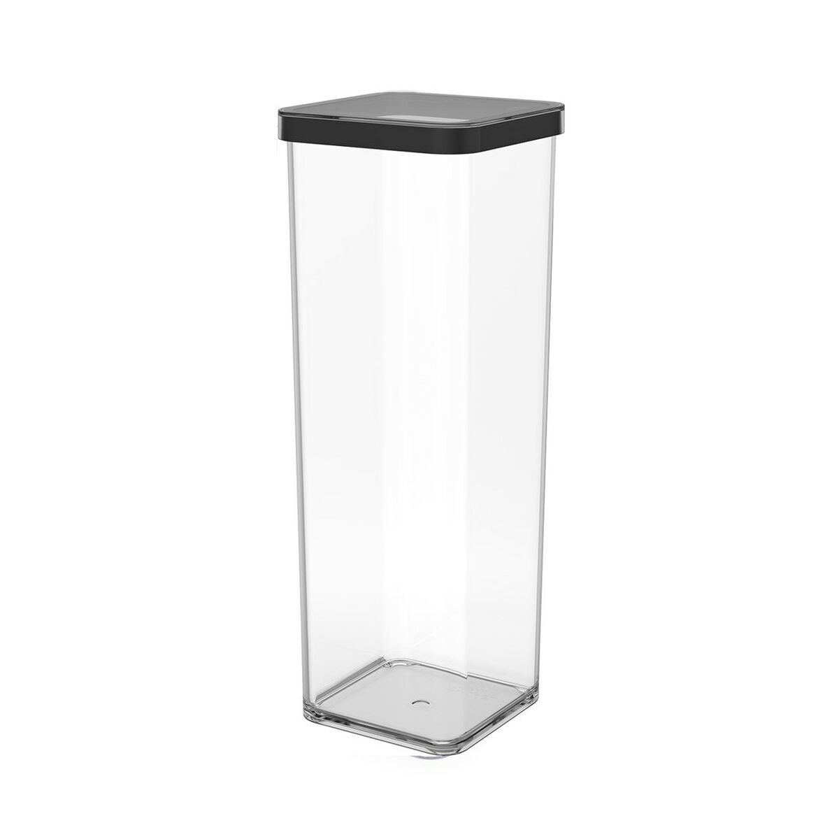 Cubo contenedor Rotho Negro Transparente Silicona Plástico
