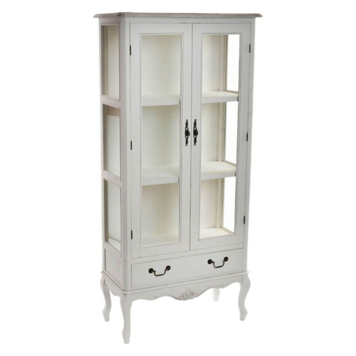 Vitrina DKD Home Decor Madera Cristal 75 x 35 x 160 cm