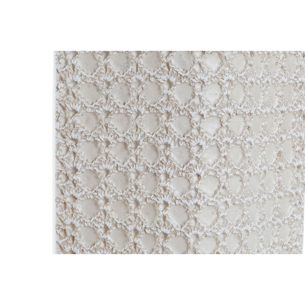Jarrón DKD Home Decor 17 x 10 x 47 cm Blanco Resina Moderno