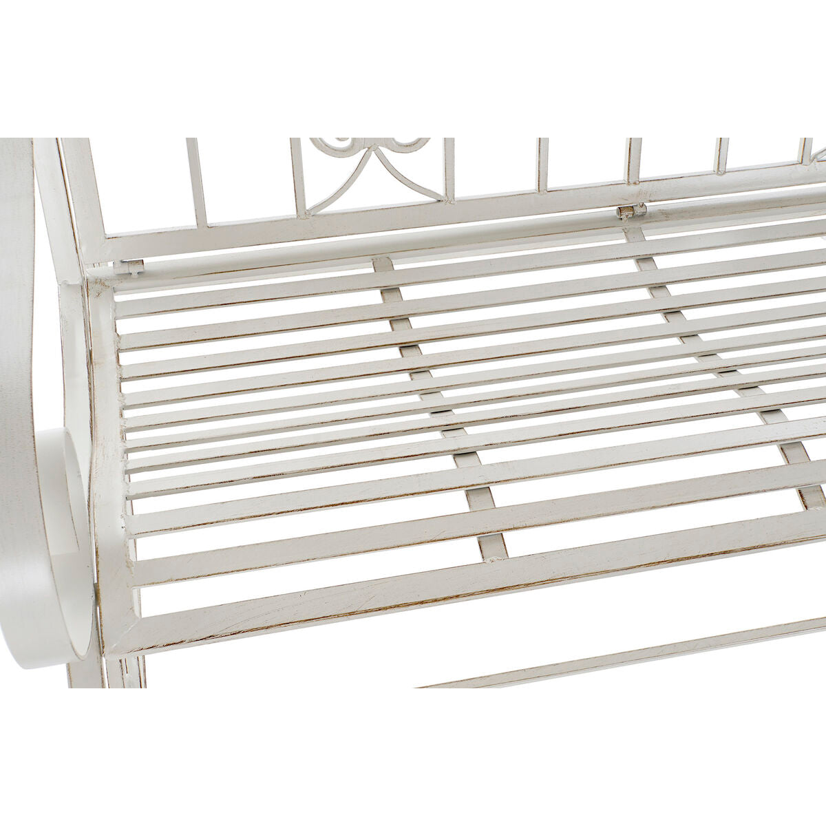 Mecedora DKD Home Decor Metal Aluminio Blanco (118 x 90 x 92 cm)