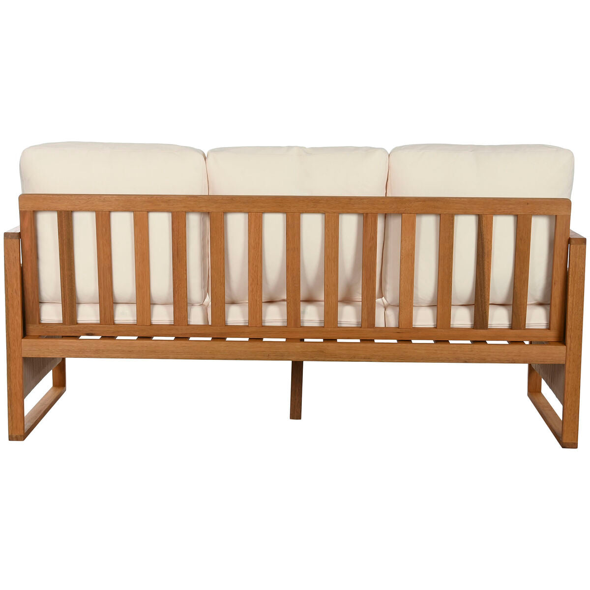 Sofá de Jardín Home ESPRIT Blanco Marrón 182 x 72 x 80 cm