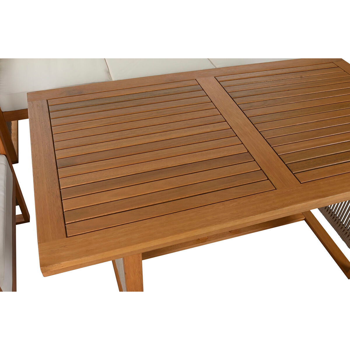 Sofá de Jardín Home ESPRIT Blanco Marrón 182 x 72 x 80 cm