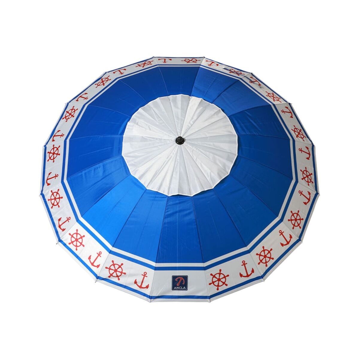 Sombrilla de playa Azul Ø 220 cm SPF50+ Ancla