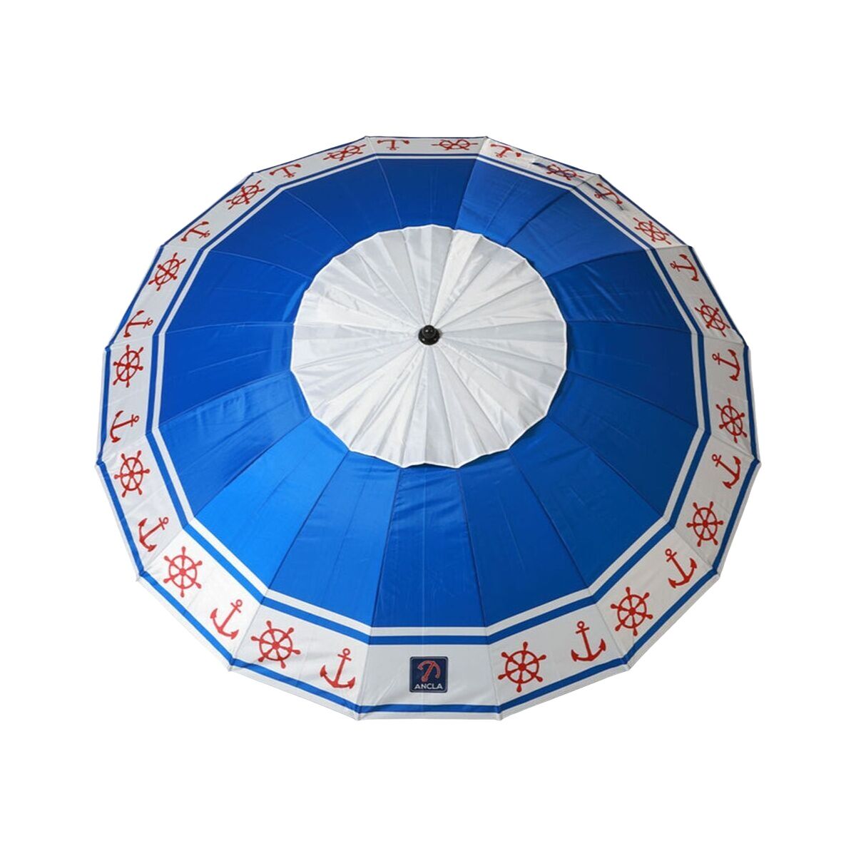 Sombrilla de playa Azul Ø 220 cm SPF50+ Ancla