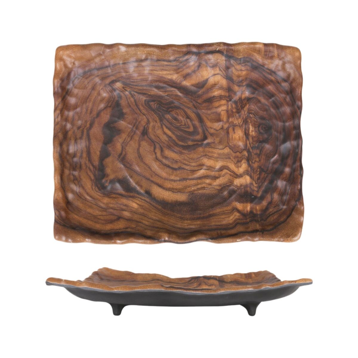 Bandeja de Aperitivos Rectangular 31 x 25 x 5 cm (4 Unidades)