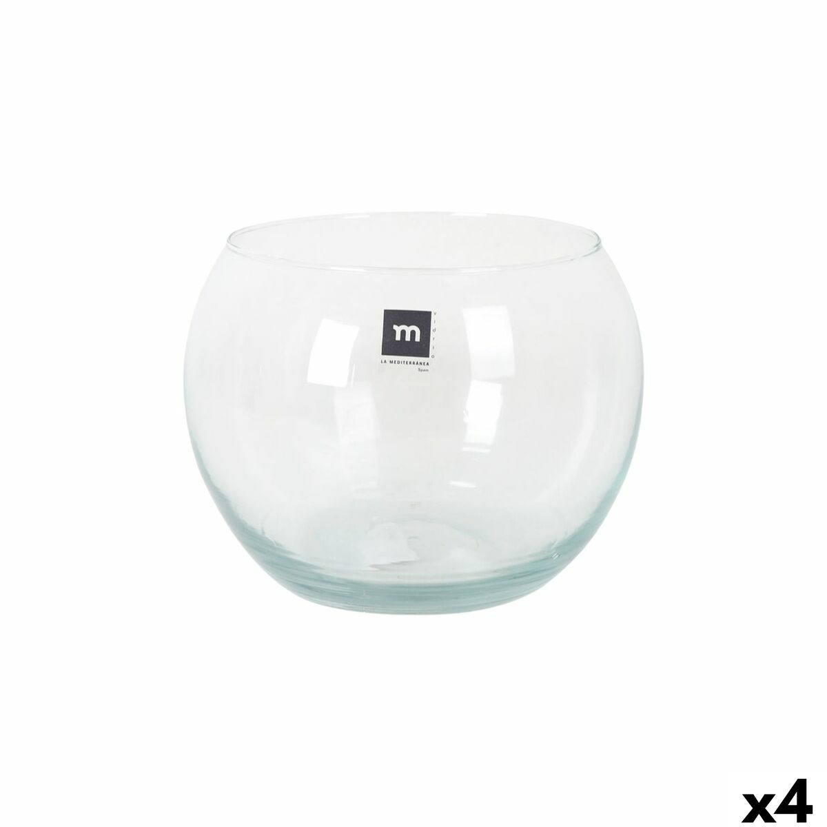 Pecera La Mediterránea Rustik Vidrio (4 Unidades)