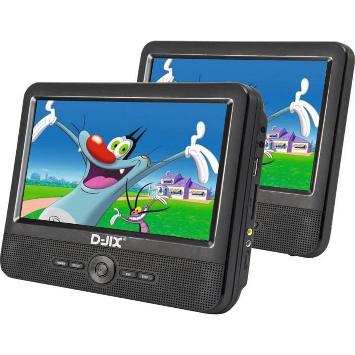 Reproductor de DVD D-JIX PVS 906-50SM 9" 800 x 480 px
