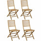 Silla de Jardín 47 x 57,5 x 89,5 cm (2 Unidades)