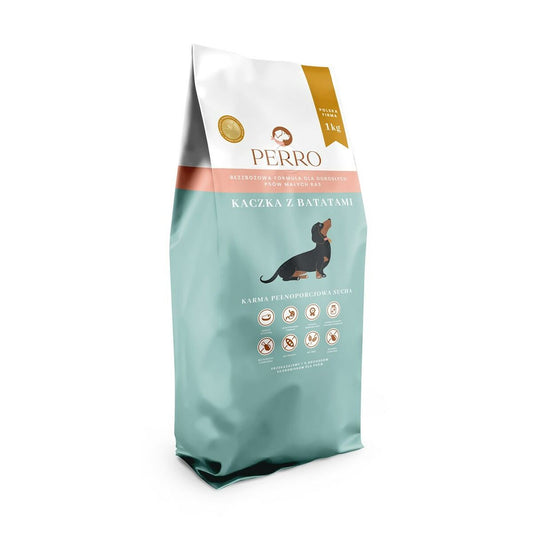 Pienso PERRO Duck with sweet potatoes Small breeds Pato 1 kg Adulto
