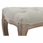 Banqueta DKD Home Decor 110 x 37 x 48 cm Natural Beige Madera Madera de caucho