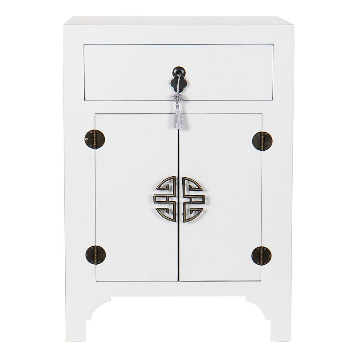 Mesita de Noche DKD Home Decor Abeto Madera MDF (45 x 34 x 66 cm)