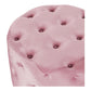 Reposapiés DKD Home Decor Rosa Velvet Madera MDF Glam (2 pcs)