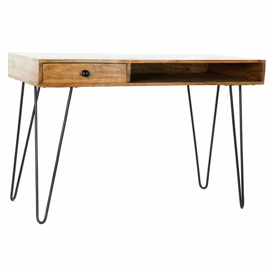 Escritorio DKD Home Decor 115 x 55 x 76 cm Natural Negro Metal