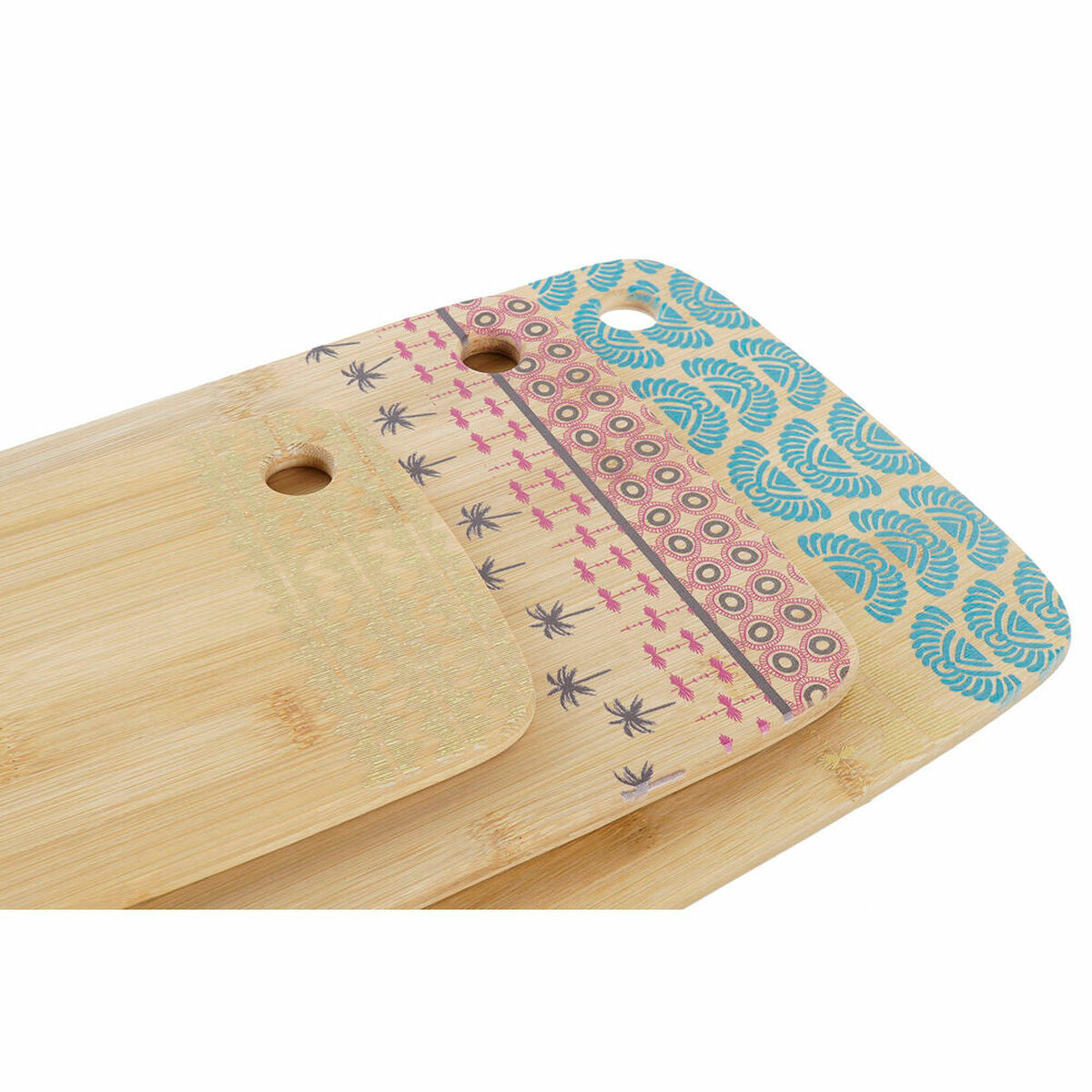 Juego de tablas de cortar DKD Home Decor Tropical