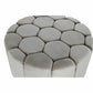 Reposapiés DKD Home Decor Beige Poliéster Madera MDF (86 x 86 x 48 cm)