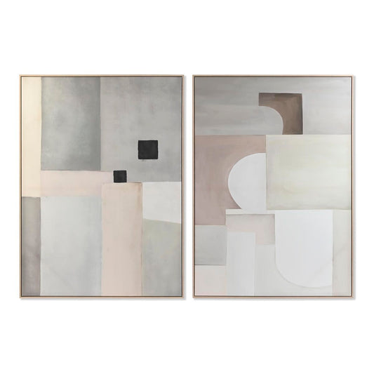 Cuadro DKD Home Decor Abstracto (100 x 4 x 140 cm) (2 Unidades)