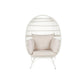 Sillón de jardín DKD Home Decor Blanco Metal ratán sintético 99 x 71 x 147 cm