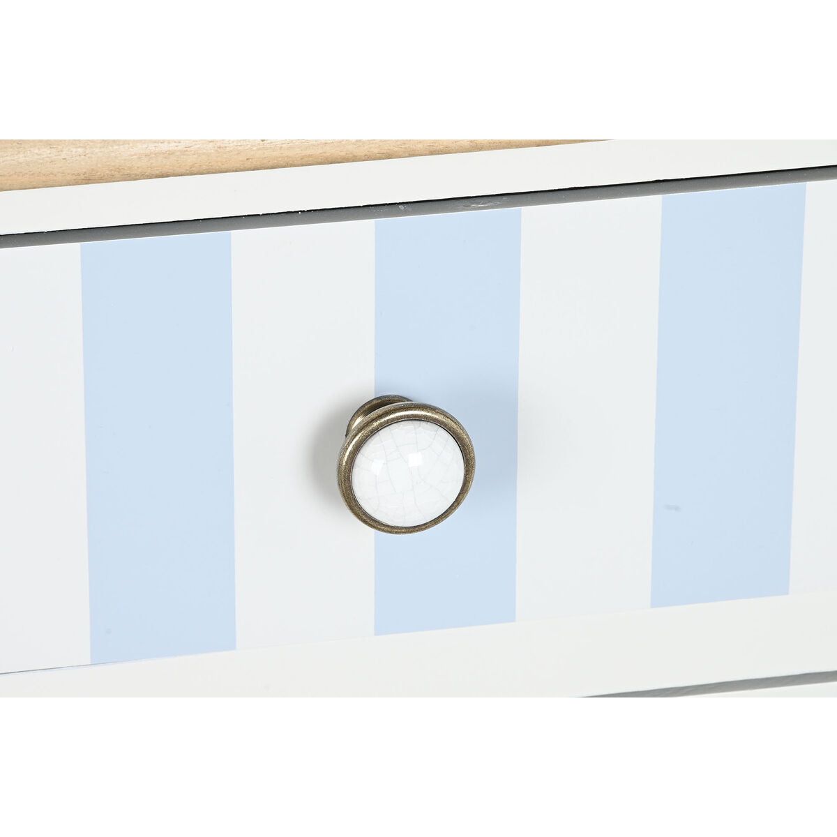 Aparador DKD Home Decor Blanco Azul cielo (140 x 45 x 90 cm)
