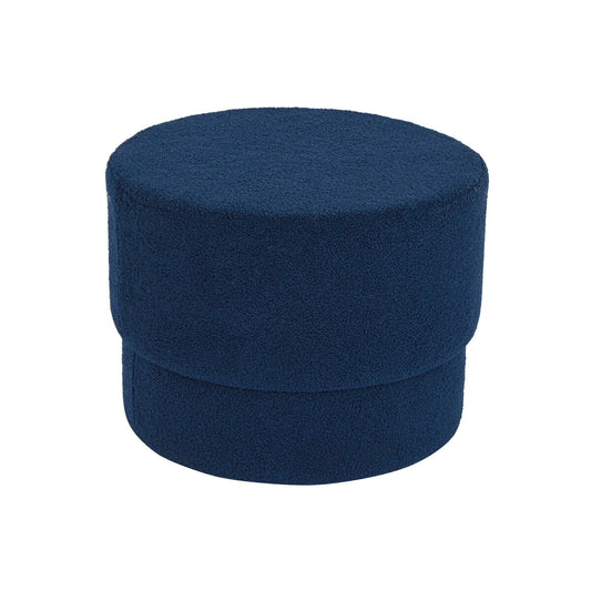 Reposapiés DKD Home Decor Azul Terciopelo 55 x 55 x 40 cm