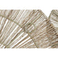 Decoración de Pared DKD Home Decor Marrón Natural Tropical 115 x 1 x 45 cm