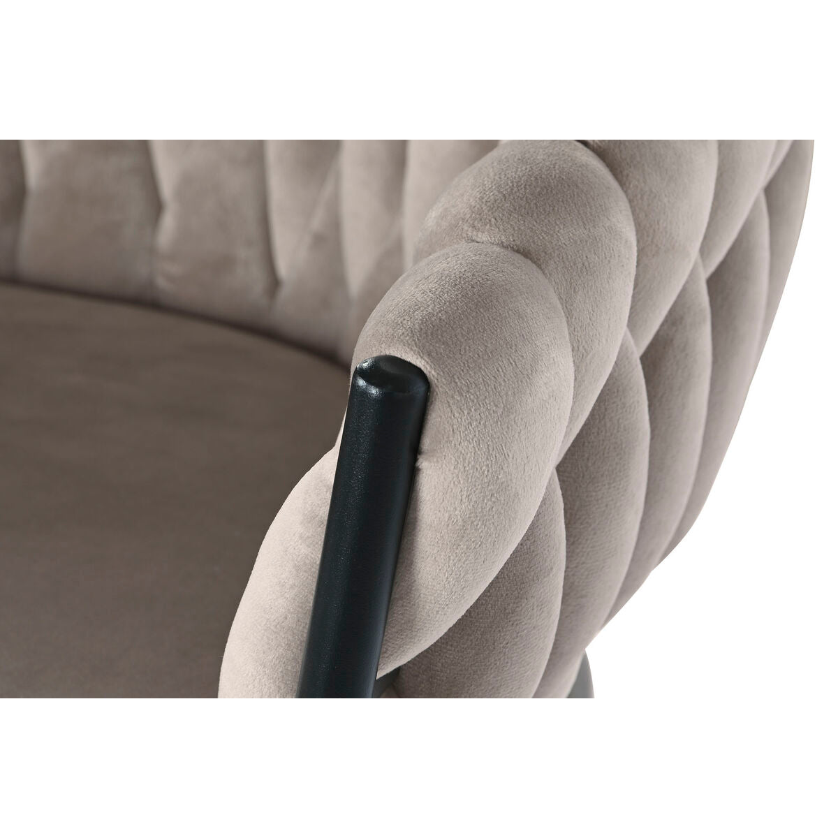 Taburete DKD Home Decor Negro Beige Metal 61 x 52 x 101 cm
