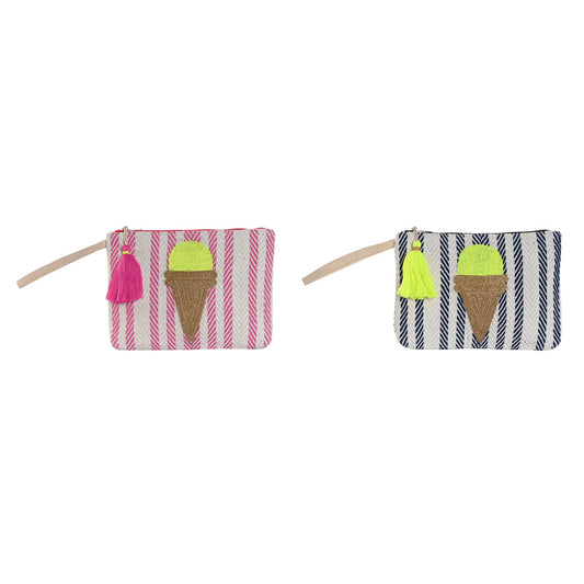 Neceser Home ESPRIT Azul Rosa 26 x 2 x 19 cm (2 Unidades)