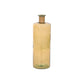 Jarrón Home ESPRIT Amarillo Cuerda Cristal Templado 25 x 25 x 75 cm