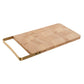 Tabla de cortar Home ESPRIT Dorado Natural Metal Bambú 35,5 x 17,5 x 1,5 cm