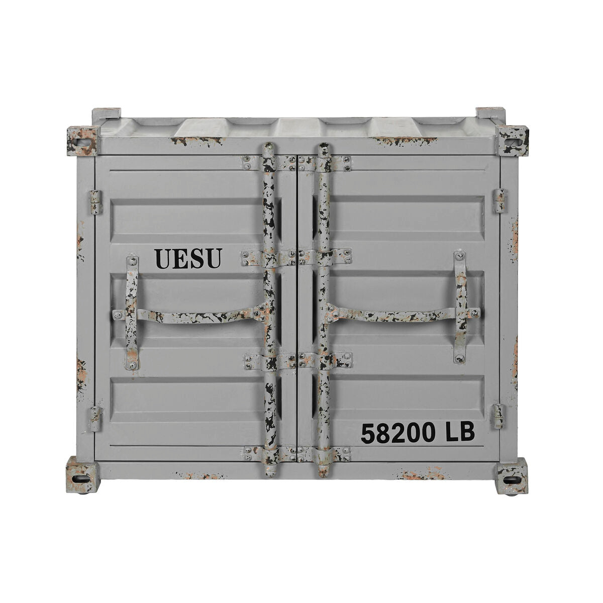 Botellero Home ESPRIT Gris Azul cielo 77 x 41 x 64 cm