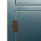 Mesita de Noche ORIENTE Azul Hierro DMF 45 x 26 x 69 cm