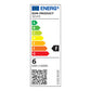 Aplique LED EDM 32143 Plástico A F 6 W 60 Lm (4000 K)