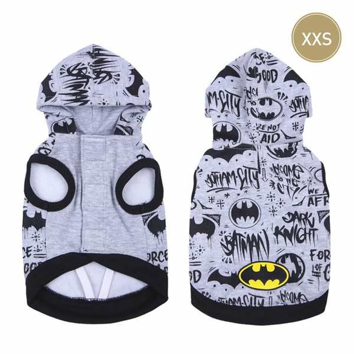 Sudadera para Perro Batman XXS Gris