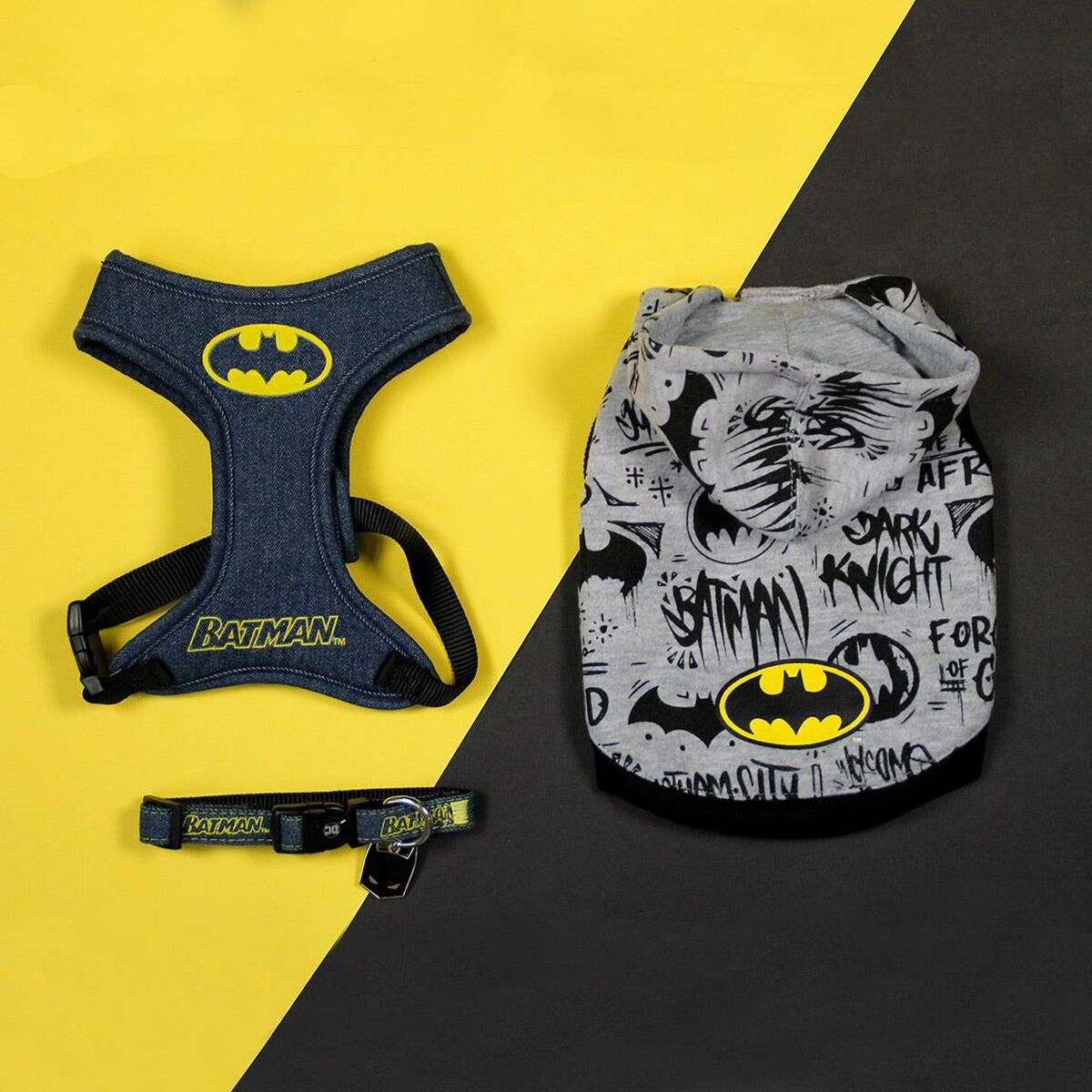 Sudadera para Perro Batman XXS Gris