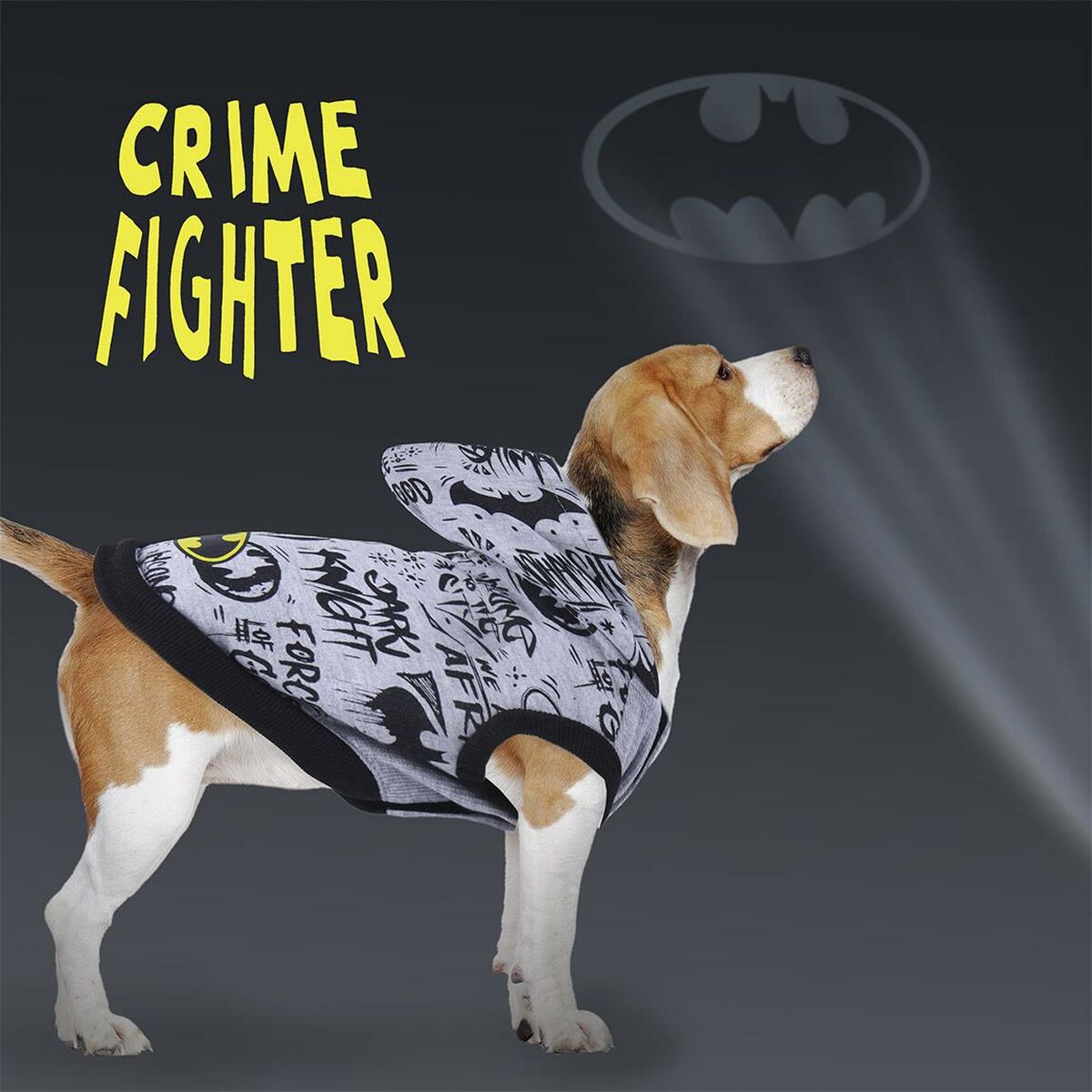 Sudadera para Perro Batman XXS Gris