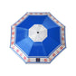 Sombrilla de playa Azul Ø 180 cm SPF50+ Ancla