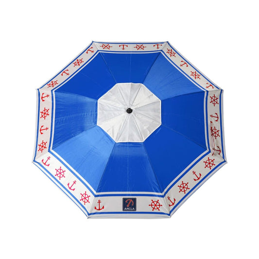 Sombrilla de playa Azul Ø 180 cm SPF50+ Ancla
