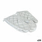 Manopla para Horno Quttin Plateado 25 x 16 x 24 cm Set 2 Piezas (24 Unidades)
