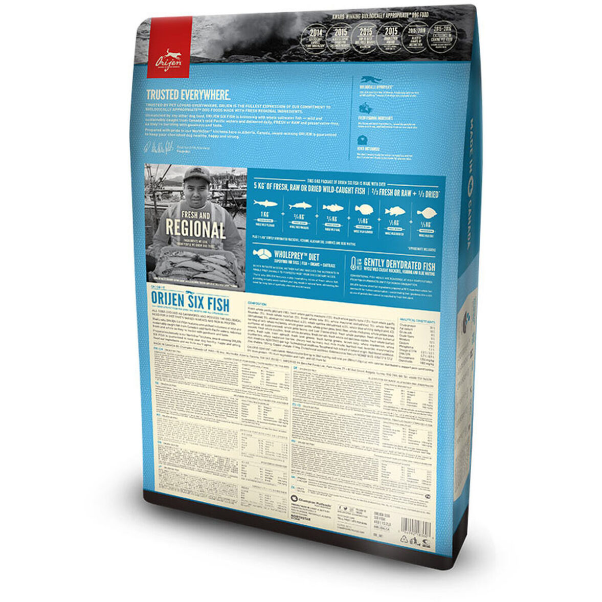 Pienso Orijen Six Fish Adulto Pescado 11,4 Kg - Imagen 4