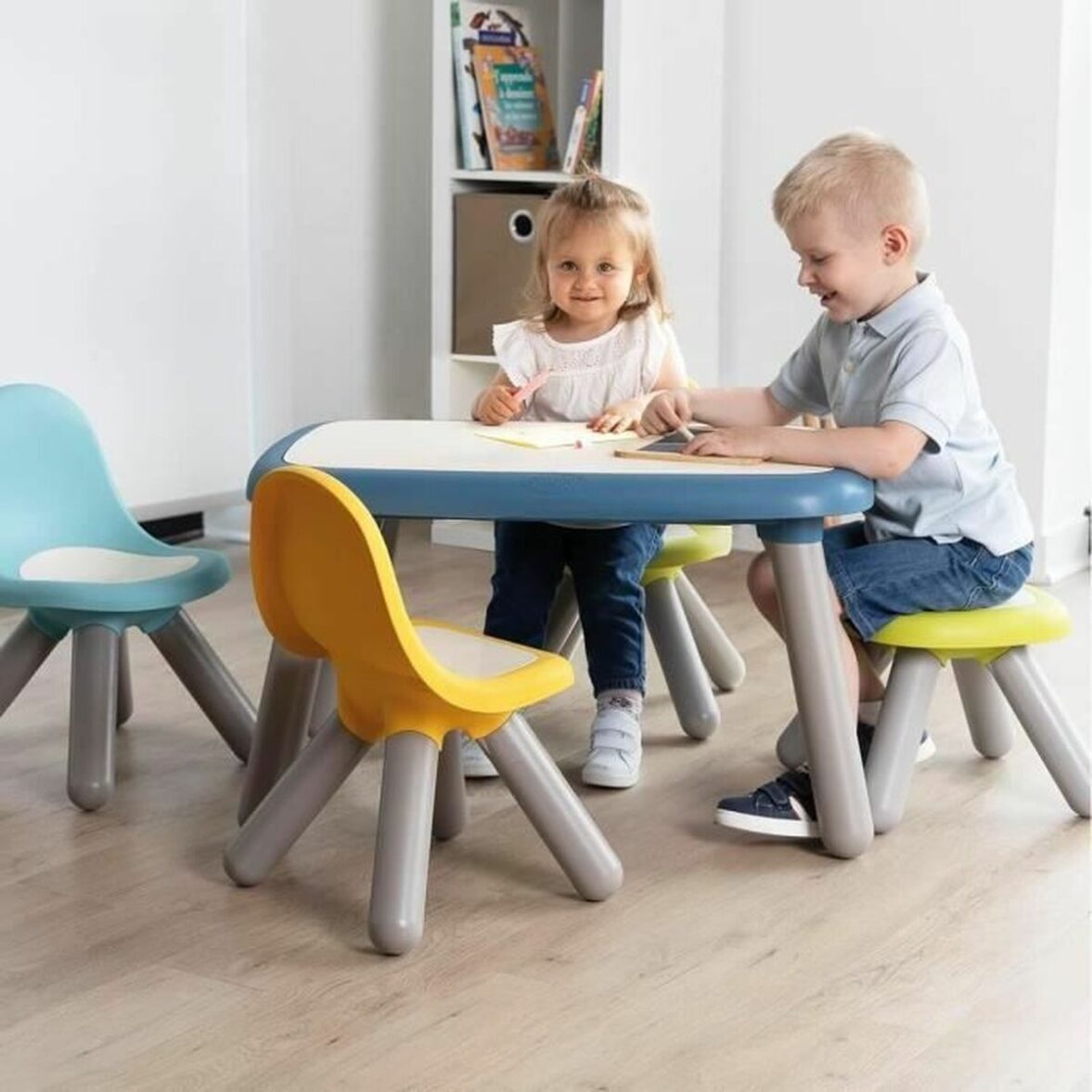 Mesa Infantil Smoby 76 x 52 x 45 cm Azul - Imagen 6