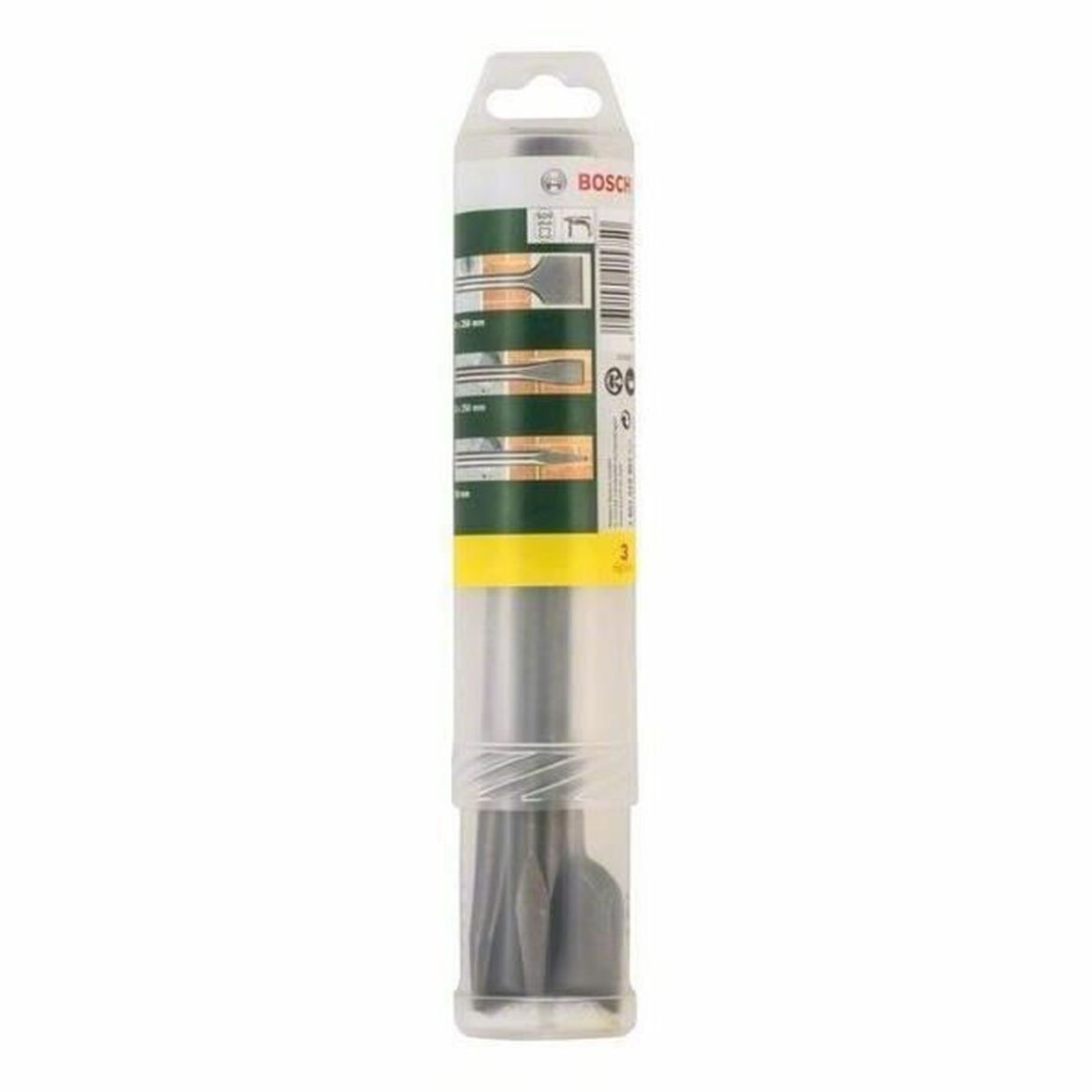 Set de cinceles BOSCH 2 607 019 457 SDS Plus 3 Piezas - Imagen 4