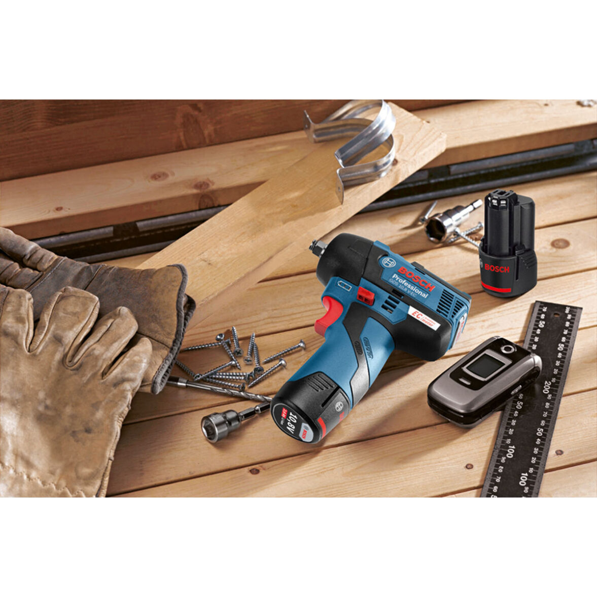 Taladro de impacto BOSCH Professional GDS 12V-115 2600 rpm 12 V - Imagen 4