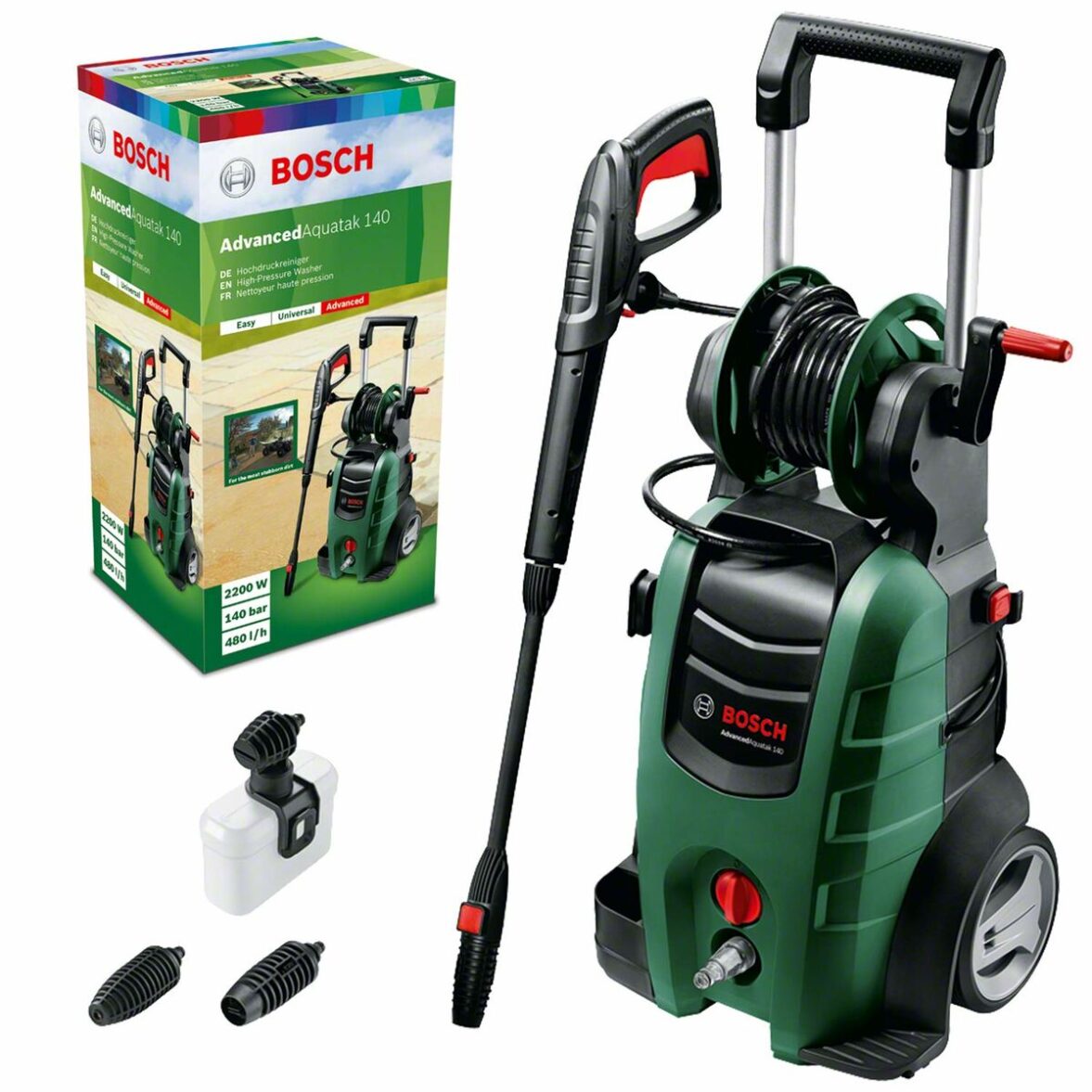 Hidrolimpiadora BOSCH Advancedaquatak 140 2100 W 140 bar 450 L/H - Imagen 8