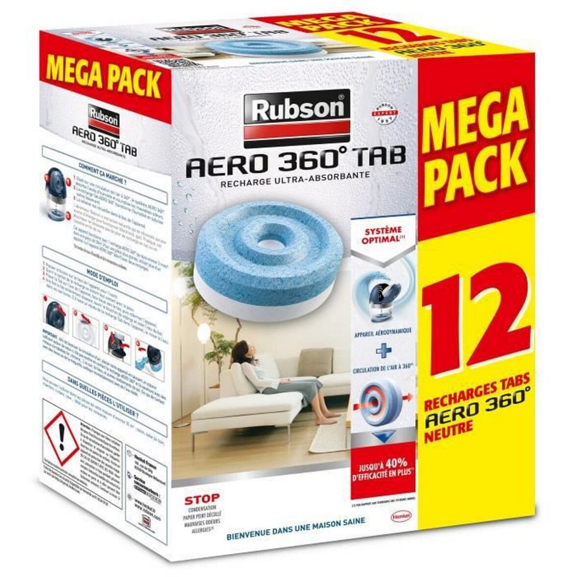 Recambio de Ambientador Rubson Aero 360 Neutral