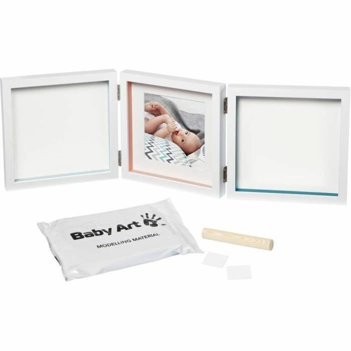 Marco de Fotos BABY ART Birth Gift Blanco - Imagen 4