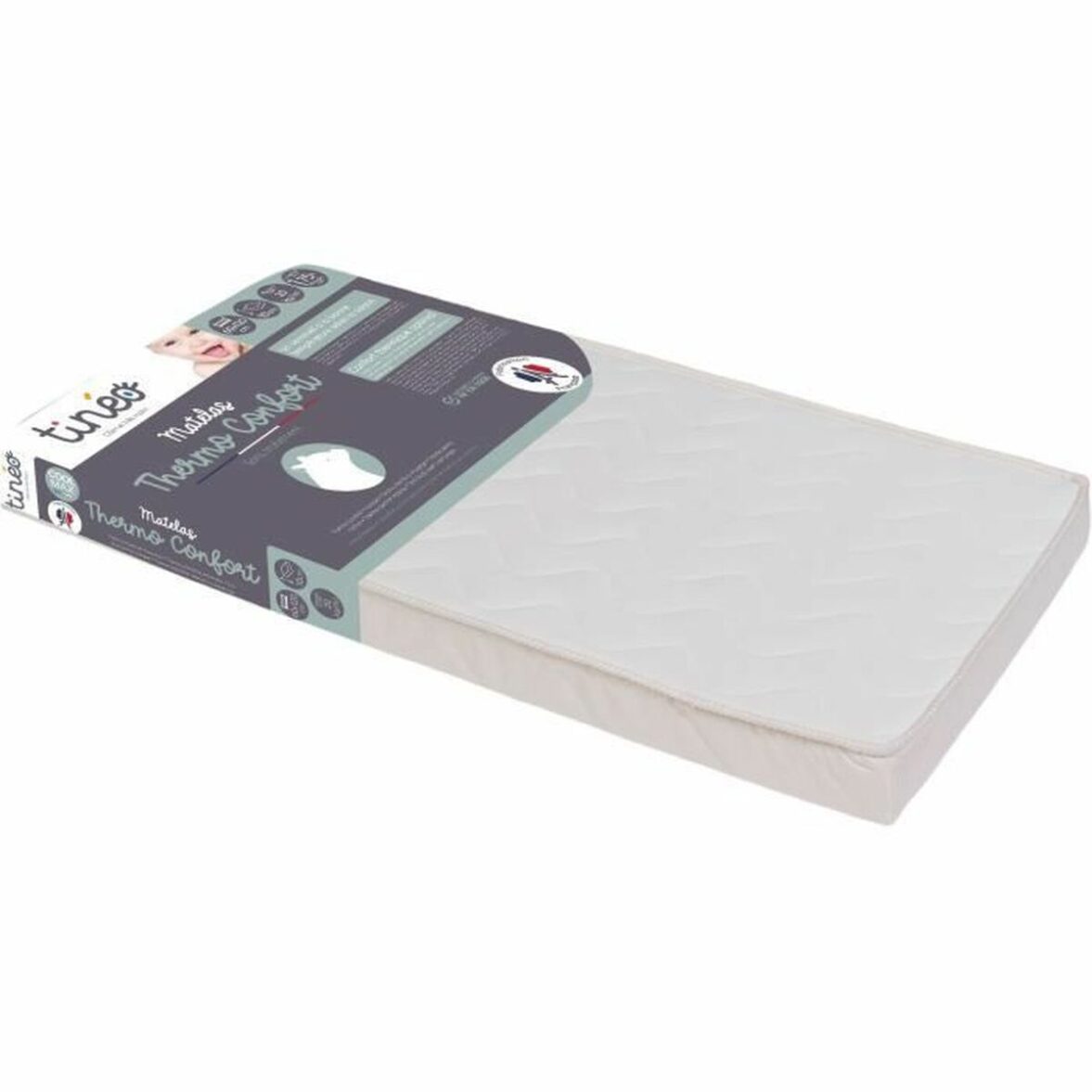 Colchón para cuna Tineo Thermo comfort 120 x 60 x 10 cm - Imagen 7