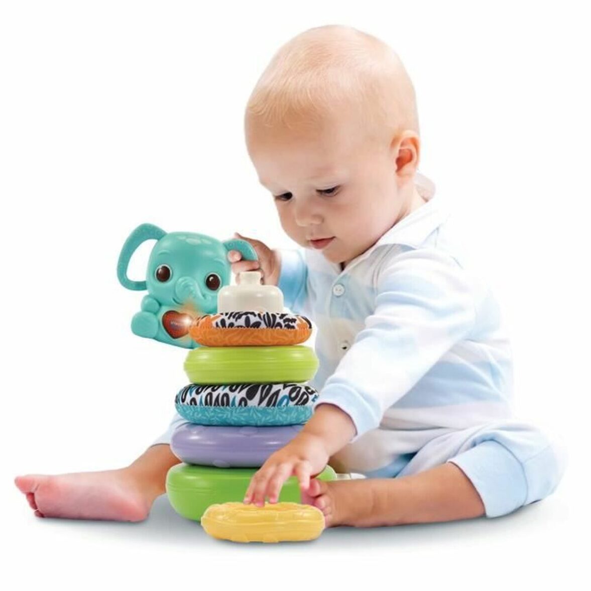 Juguete para perros Vtech Baby NINO, ÉLÉPHANTEAU EMPILO 3 EN 1 - Imagen 4
